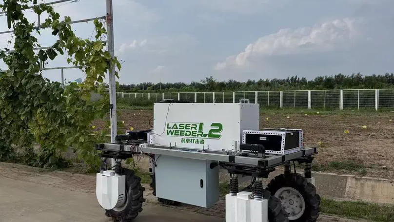 Field Testing Begins for the WeedHitter 2 Laser Weeding Robot
